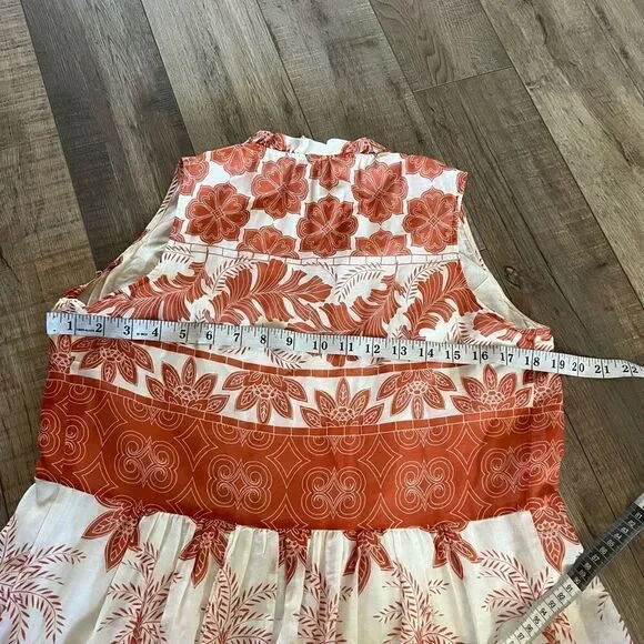 Johnny Was Maelle Sleeveless
Tiered Midi Dress size S - Picture 4 of 7